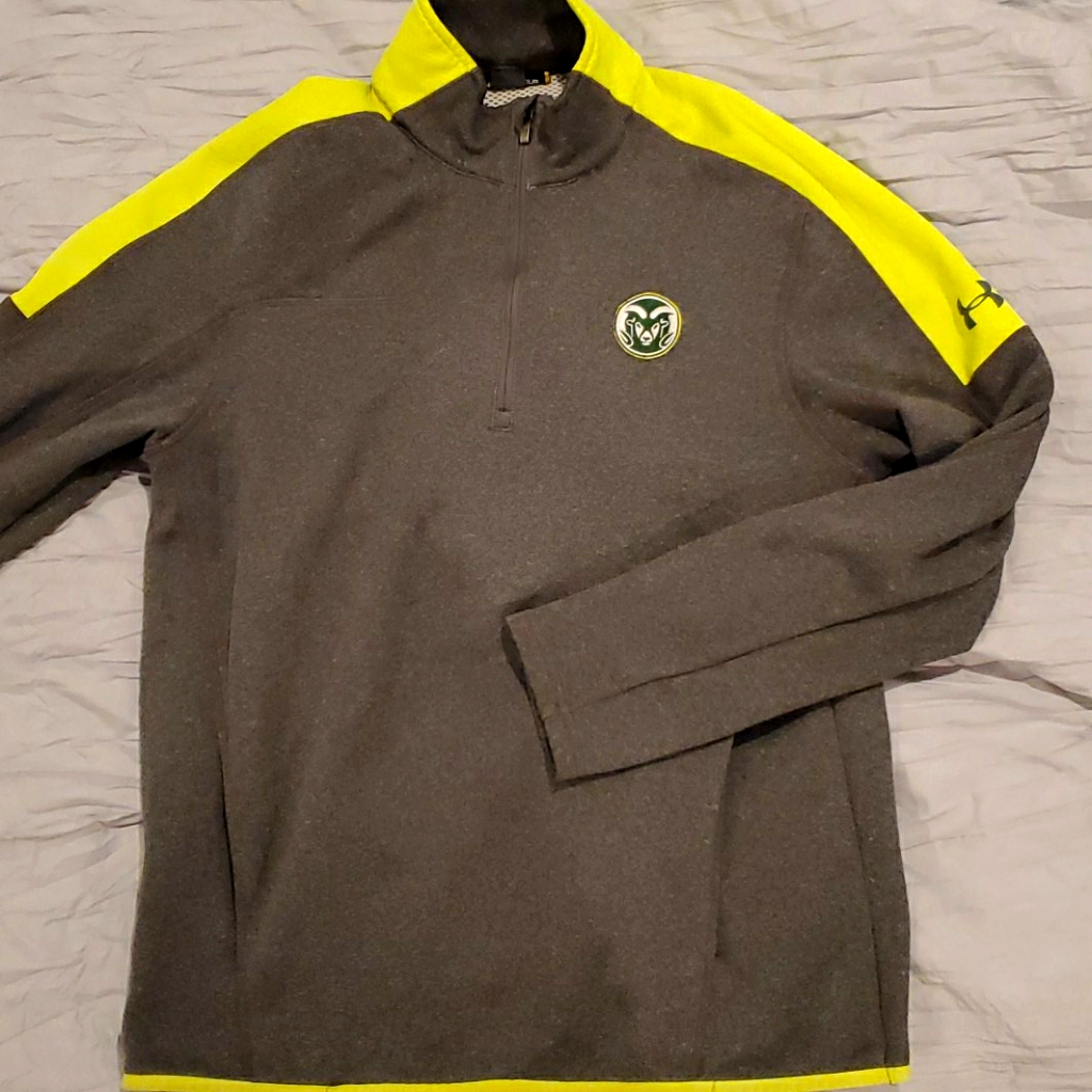 Ua Colorado State University 1/4 Zip - Size M